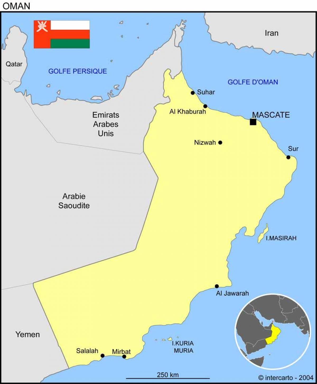 Oman kapitaal kaart