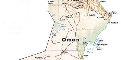 Oman land kaart